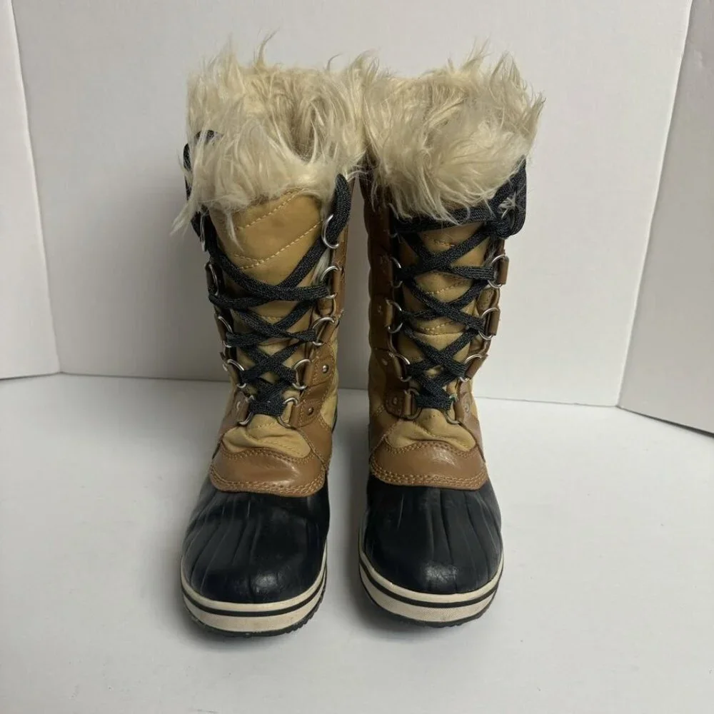 Sorel Girls Tofino II Waterproof Boot Brown Size 4 M